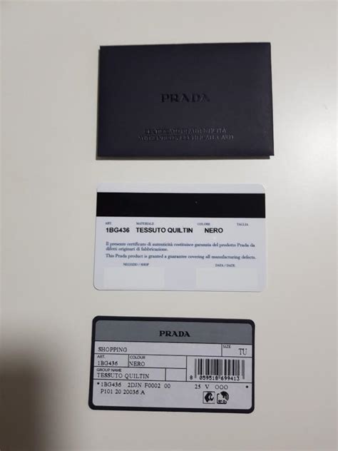 authenticity card verification prada|prada authentic handbags guide.